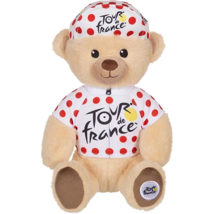 Peluche - Gipsy Toys - Tour De France - Orsetto Con Maglietta A Pois 24 cm