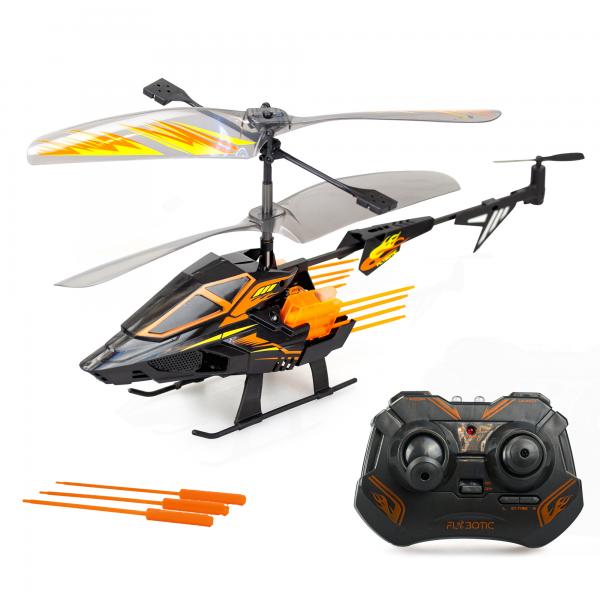 Elicottero Telecomandato - Flybotic - Helico Hover Blast - 23 Cm - Arancione E Nero - 8 Anni
