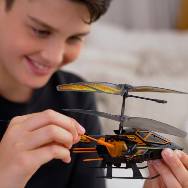 Elicottero Telecomandato - Flybotic - Helico Hover Blast - 23 Cm - Arancione E Nero - 8 Anni - Image 4