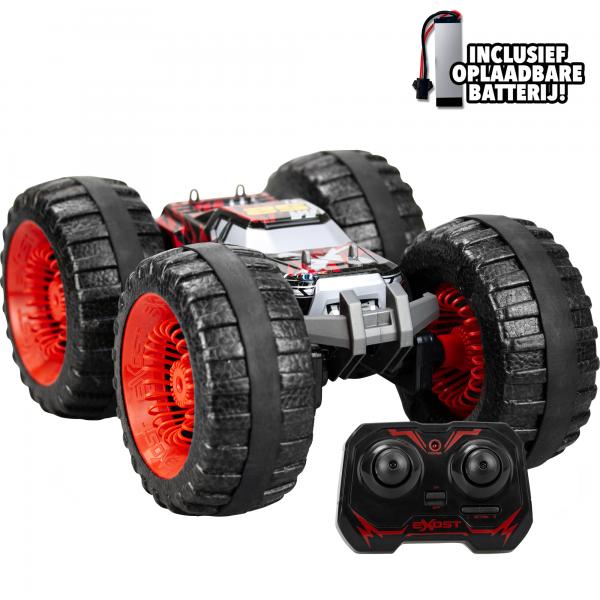 Auto Telecomandata - Exost - Land Buster 1:12 - 12 Km/h - 34 Cm - Rosso - 5 Anni