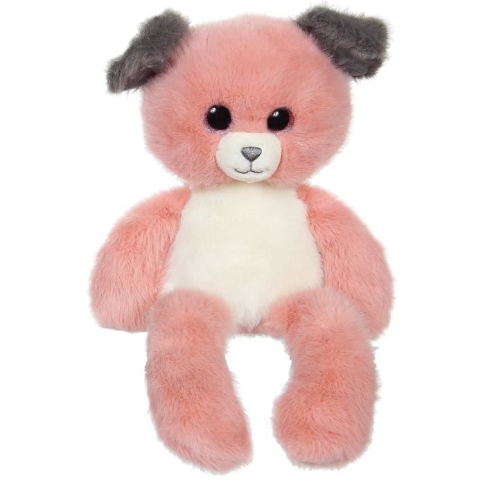 Peluche Cane Leggies - Gipsy Toys - Rosa E Grigio, 48 cm