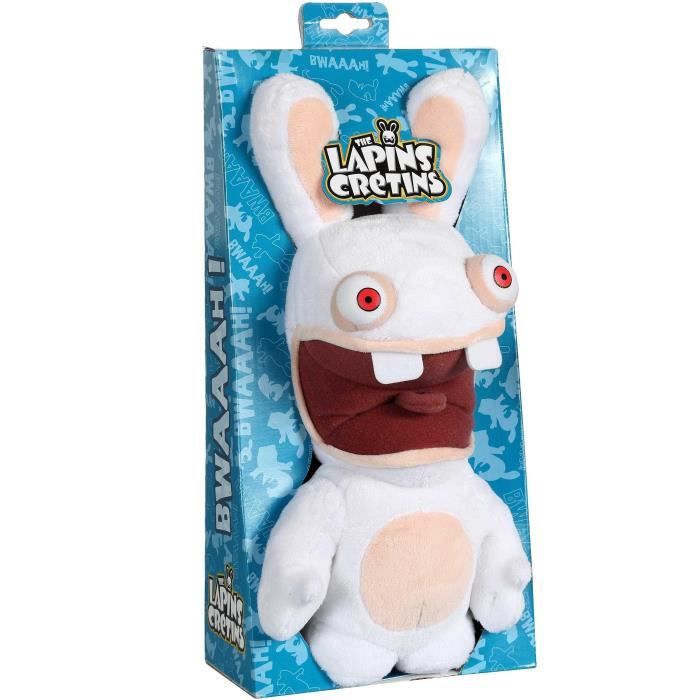 Cretine Di Coniglio Peluche 28 Cm Suono A Bocca Aperta