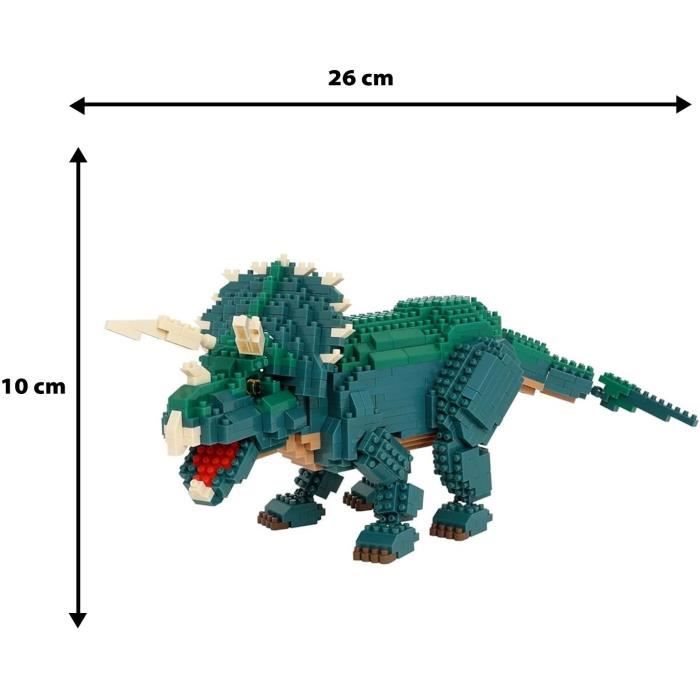 Mattoncini - Bandai - Nanoblock - Triceratops Deluxe - 930 Pezzi