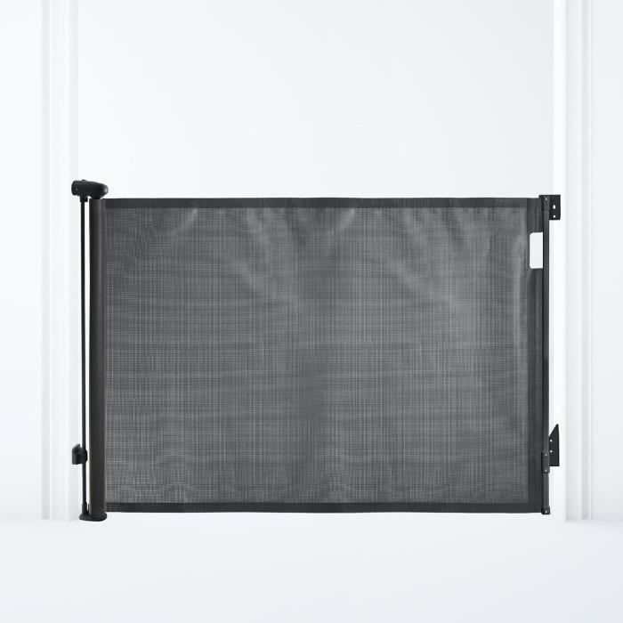 Barriera Di Sicurezza Retrattile Extra Alta - Dreambaby - Da 60 A 140 Cm H90 Cm - Nero