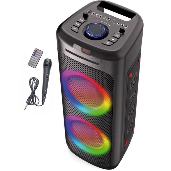 Altoparlante Leggero Con Cd Drive Inovalley Ms06 -Cd -Xxl - Bluetooth 5.0 - 1000w - Funzione Karaoke