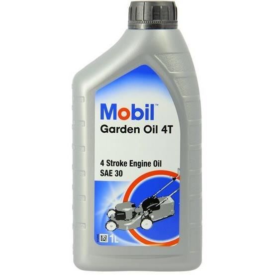 Contenitore Olio Motore - Mobil - M-Garden 4t Sae30 - 1 L - 4 Stagioni