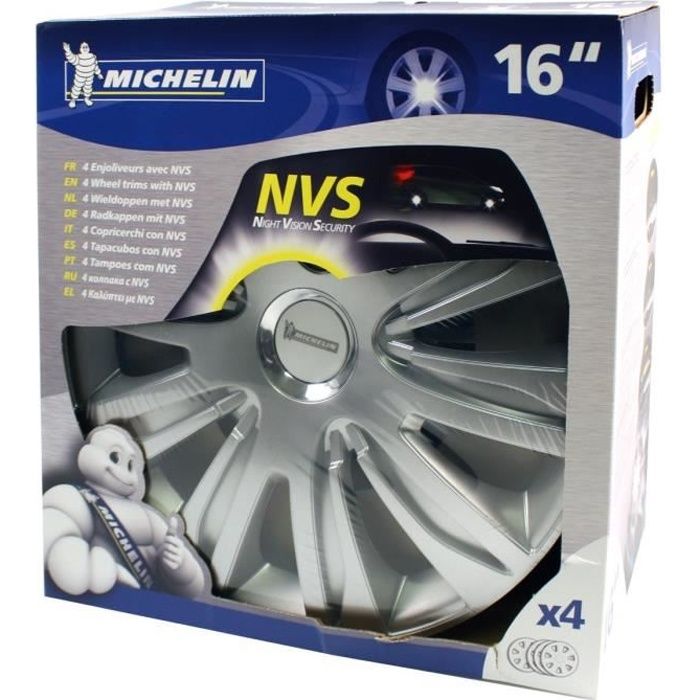 Michelin 4 Cerchi 16 Cromati Nvs42
