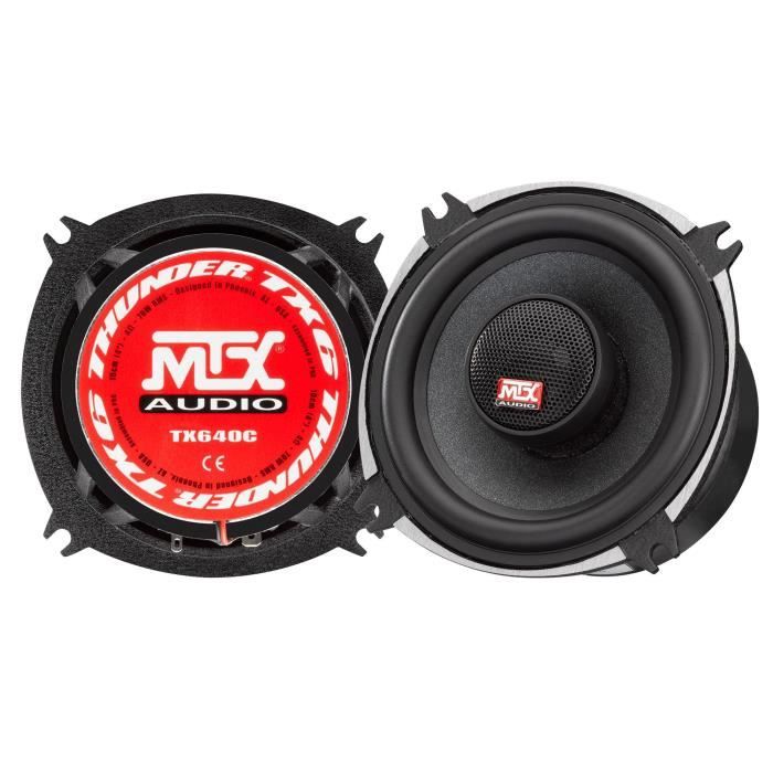 Mtx Tx640c Altoparlanti Coassiali 10cm 2 Vie 70w Rms 4o Telaio In Alluminio Bobina Tweeter Al Neodimio Con Cupola In Seta Tsv Til.
