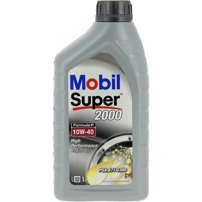Tanica Per Olio Motore - Mobil - S2000 10w40 FormulA-P - 1 L - 4 Stagioni