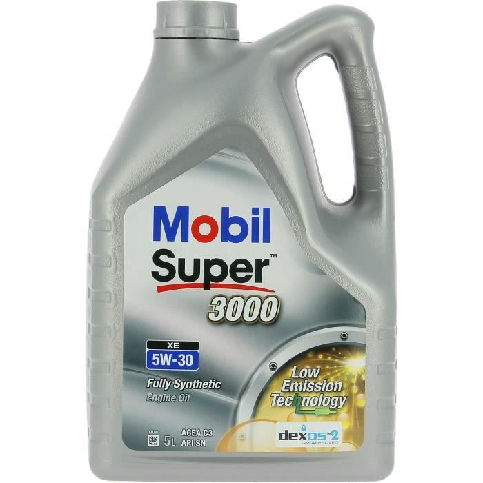 Contenitore Olio Motore - Mobil - S3000 5w30 Xe - 5 L - 4 Stagioni