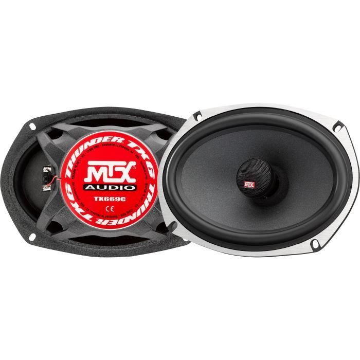 Mtx Tx669c Altoparlanti Coassiali 16x23cm 6x9 2 Vie 120w Rms 4o Telaio In Alluminio Bobina Al Tweeter Al Neodimio Con Cupola In Seta Tsv Til