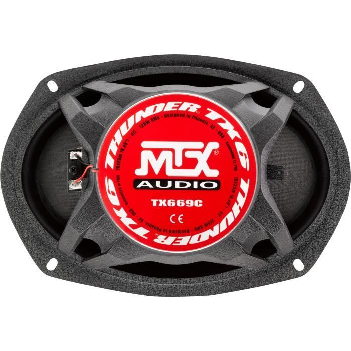 Mtx Tx669c Altoparlanti Coassiali 16x23cm 6x9 2 Vie 120w Rms 4o Telaio In Alluminio Bobina Al Tweeter Al Neodimio Con Cupola In Seta Tsv Til - Image 3