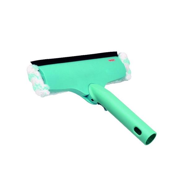 Leifheit 51320 Lavavetri 4 In 1 Con Panno In Microfibra, Tergivetro Da 32 Cm Con Funzione Brevettata Di Pulizia Del Telaio