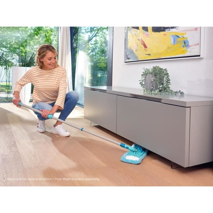 Leifheit Clean Twist M Ergo Static Plus 52124 Fodera Di Ricambio Per Mocio Piatto, Fodera Per Lavaggio A Secco, Rimozione Polvere - Image 3