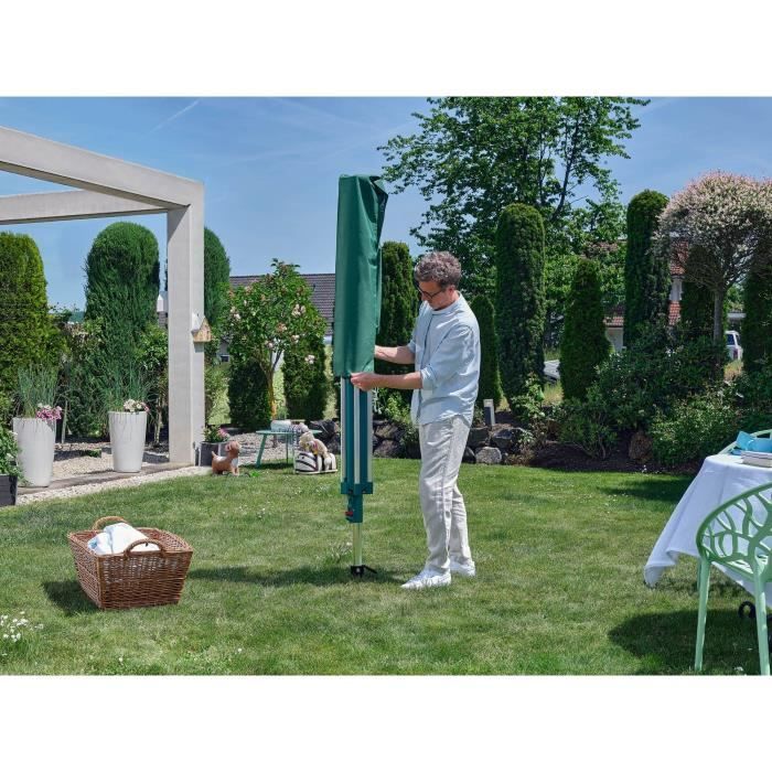 Leifheit Copertura Per Asciugatrice A Ombrello 85666 Copertura Protettiva Leifheit Con Cerniera Per Asciugatrice 30 X 200 Cm Impermeabile - Image 3