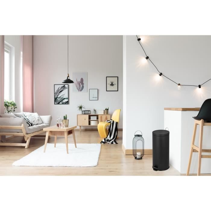 Cucina Move Pattumiera Da Cucina A Pedali Urban 30l - Acciaio Nero - Image 3