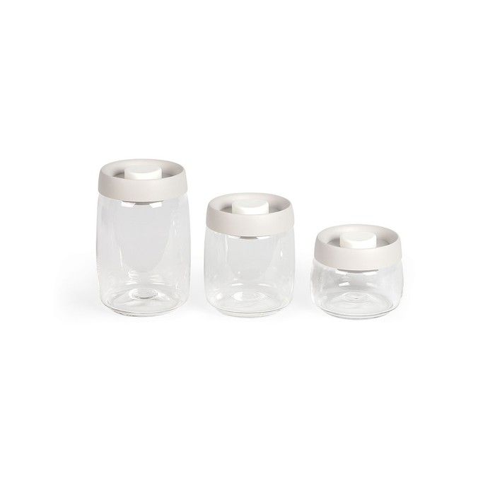 Set Di 3 Barattoli Sottovuoto - Livoo - Men401 -