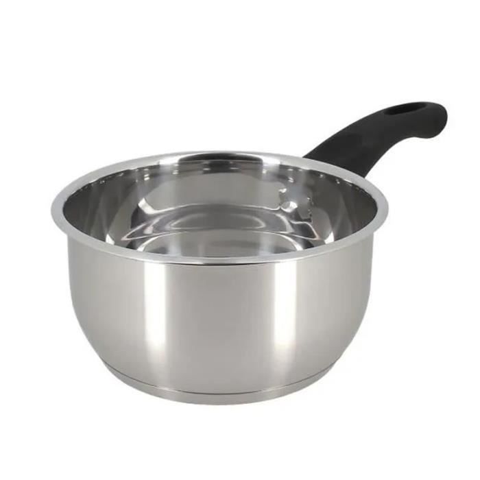 Casseruola - Menastyl - 6020241 - Acciaio Inox - 16 Cm - Adatta A Tutti I Piani Cottura, Compresa L'induzione