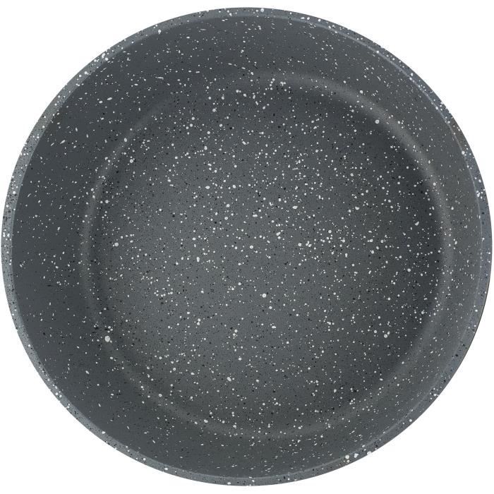 Gsw - 414562 - Batteria - Alluminio Forgiato Massiccio Gourmet Granite - 10 Pezzi - Induzione - Rivestimento Vitaflon Granit - Image 4