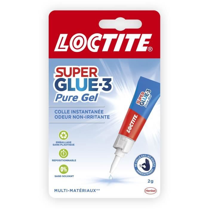 Colla Cianoacrilica - Loctite - SupergluE-3p - Pure Gel - Tubo 2g