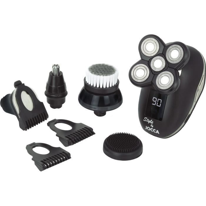 Kit Per La Rasatura E La Cura Del Viso - Jocca - 1602 - Batteria Ai Polimeri Di Litio Da 600 Mah - 3,7 V - Durata Della Batteria Di 1 Ora