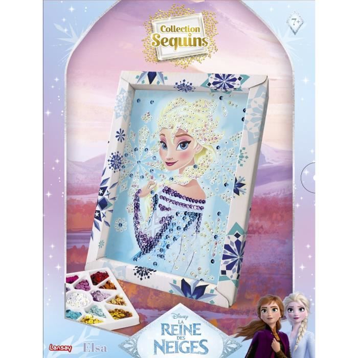 Gioco Creativo - Lansay - Collezione Paillettes - Elsa Frozen - Dai 7 Anni