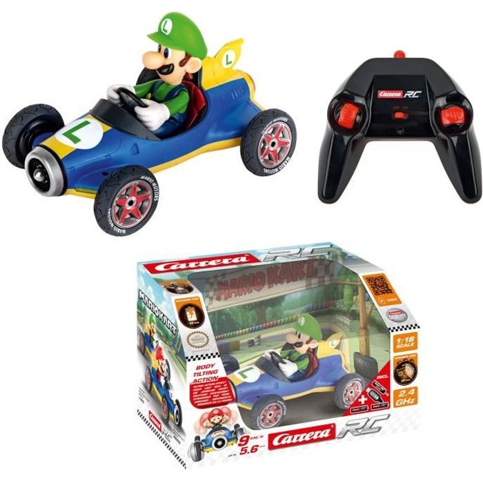 Carrera - Mario Kart (tm) Mach 8 Luigi Telecomando Auto