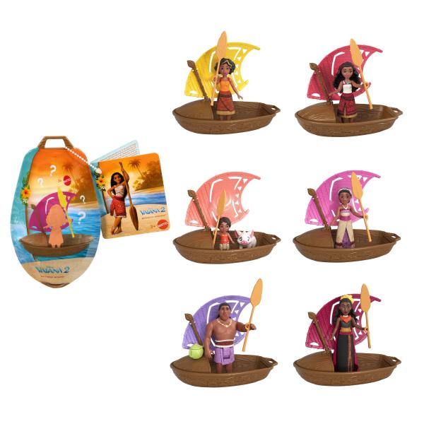 Mattel Piroga E Le Sue 3 Sorprese Jbt68 -Vaiana 2