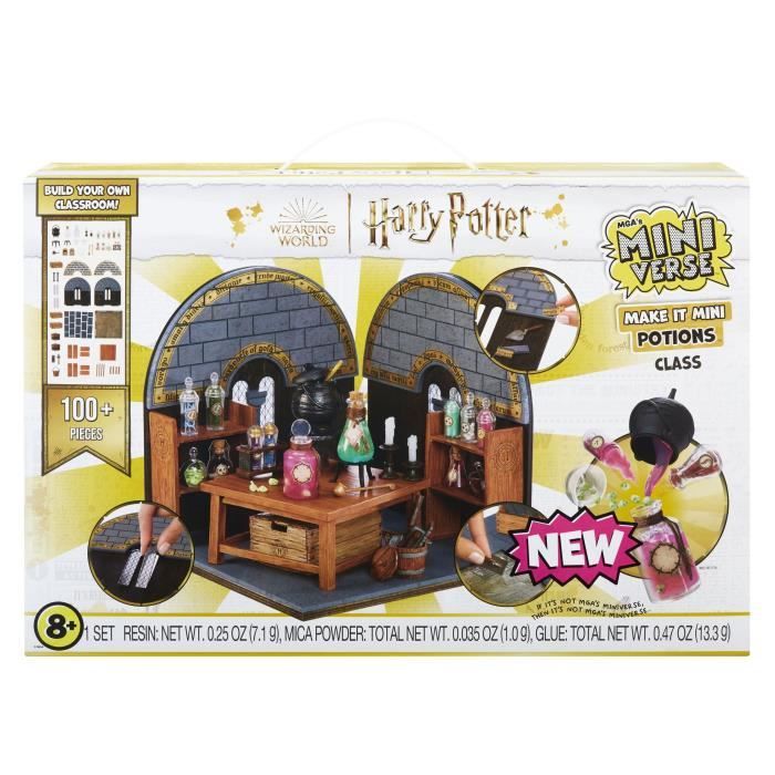 Mga Miniverse - Harry Potter - Gioco Creativo - Mini Set Classi Di Pozioni Di Hogwarts - Tempo Libero Creativo E Decorativo In Resina - Non co