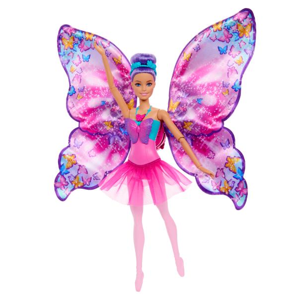 BarbiE-Da Ballerina A FarfallA-Bambola Trasformazione 2 In 1 Hxj10