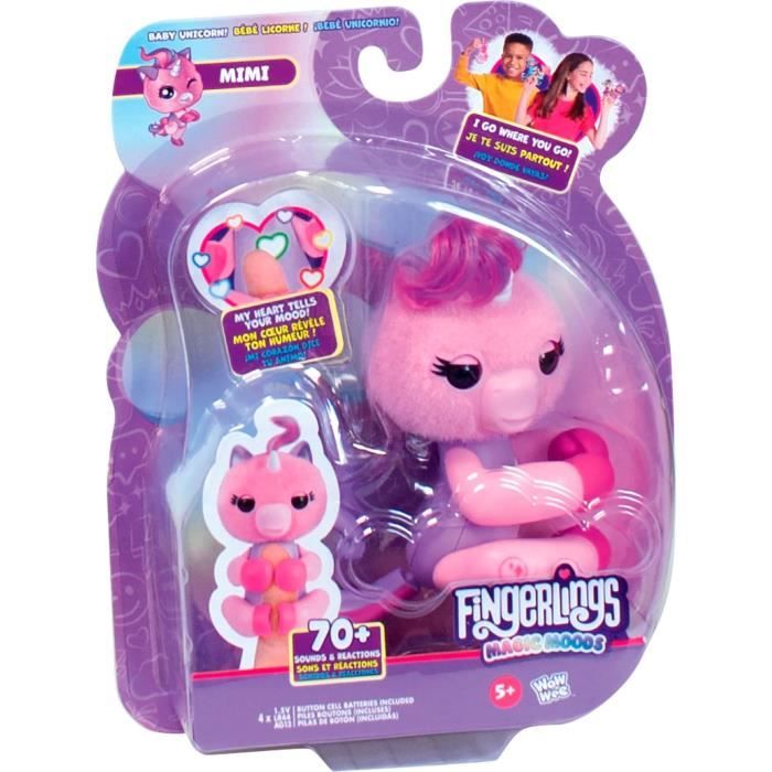 Fingerlings - Lansay - Magic Moods Mimi L'unicorno - Gioco Di Animazione - Dai 5 Anni