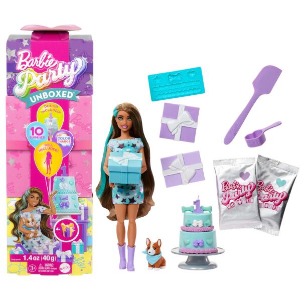 Barbie Party Cane Blu Non Confezionato - Jfg72