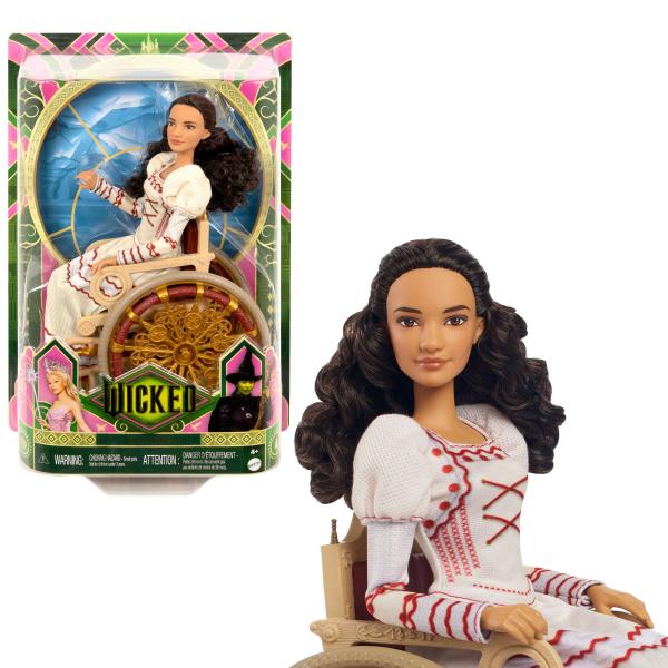 Bambola MatteL-WickeD-Nessarose Con Vestito E Accessori - Wicked - Hxy36