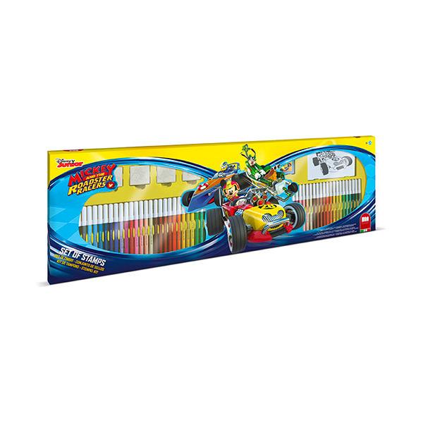 Scatola Da Colorare - Multiprint - 18945 - 60 Pennarelli 4 Timbri Di Topolino