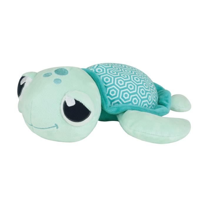 Peluche Tartaruga Luminosa Naturale Ma Petite Carapace +/- 25 Cm - Jemini - Si Ricarica Con La Luce, Funziona Senza Batterie.