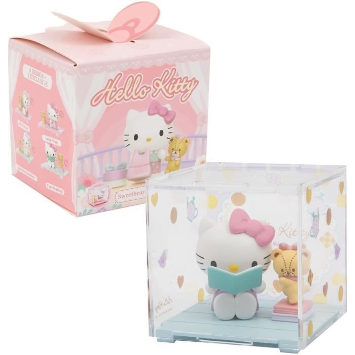 Personaggio + Accessori - Gptoys - Hello Kitty - Hkt38 - Serie Sweetheart Playmate - Modello Casuale - 4,5 Cm - Dai 3 Anni