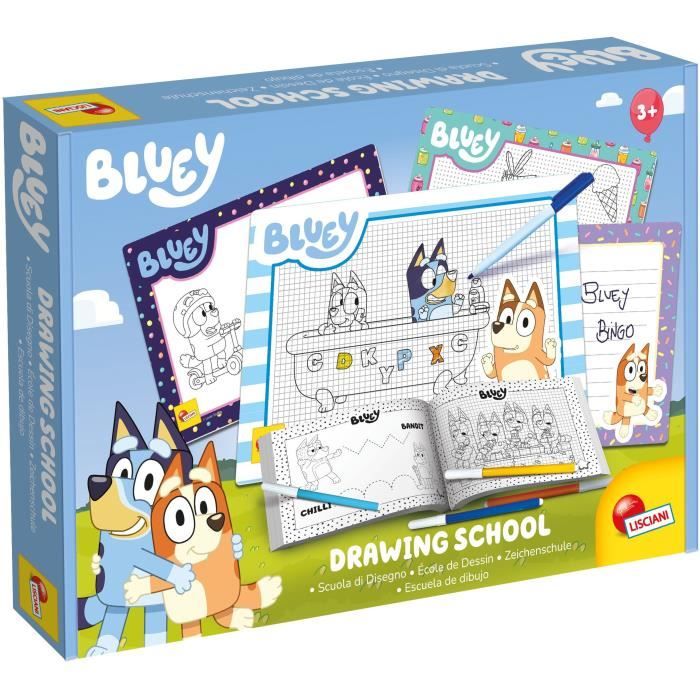 Scuola Di Disegno - Scuola Di Disegno Bluey - Per Imparare A Disegnare - Lisciani