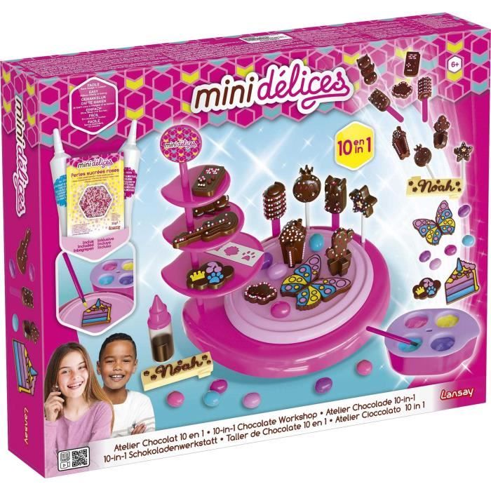 Mini Délices - Laboratorio Di Cioccolato 10 In 1 - Attività Artistiche - Cucina Creativa - Dai 6 Anni - Lansay