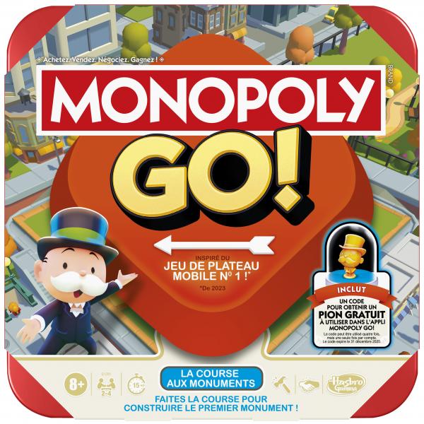 Monopoly Go, Gioco Da Tavolo Da 8 Anni, Gioco Da Tavolo Per Famiglie