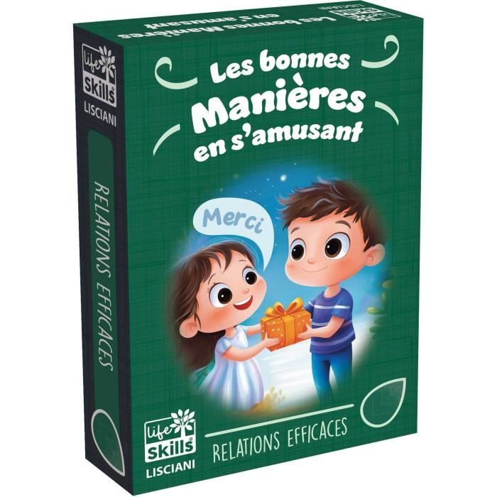 "gioco Di Carte ""good Manners"" - Gioco Educativo - Abilità Di Vita - Carte Illustrate"