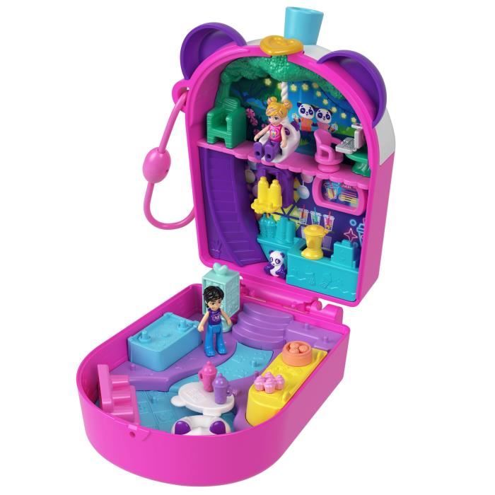 Polly PockeT-Panda Bubble TeA-Box Con 2 Minifigure E Il Panda Hwn95 - Image 3