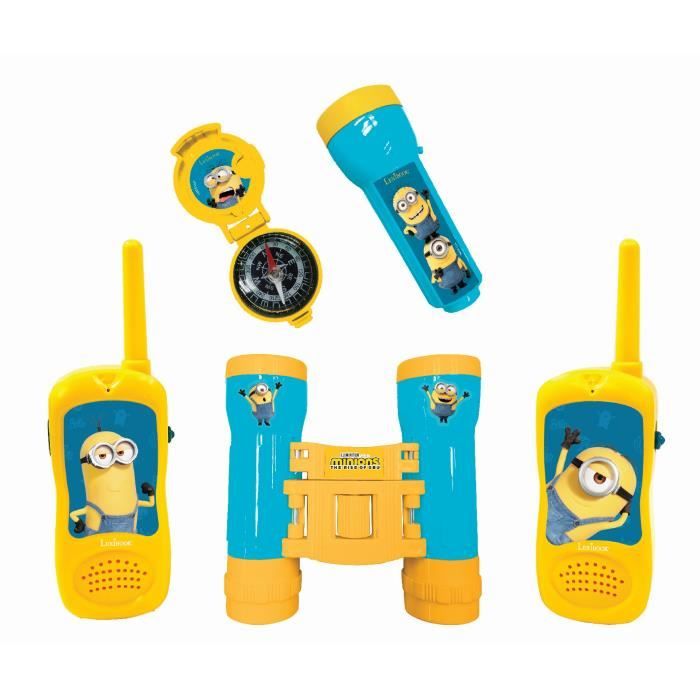 Kit Dell'avventuriero Con WalkiE-Talkie Portata 120m The Minions