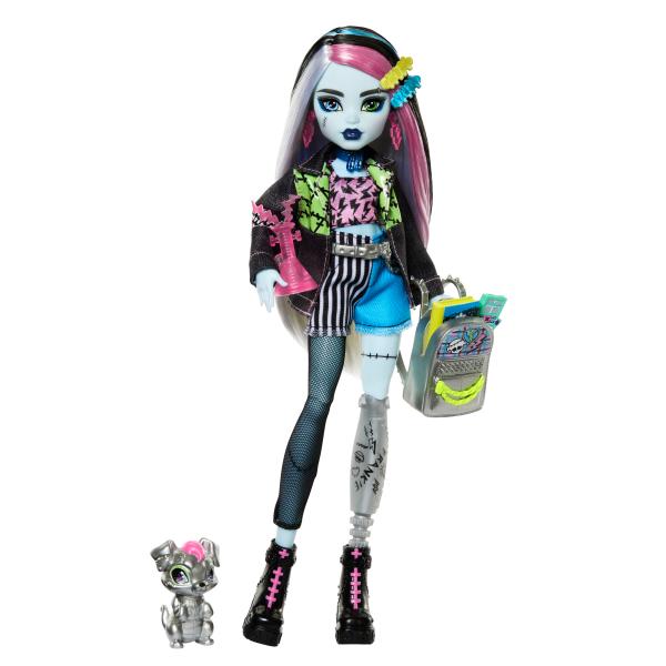 Monster HigH-Frankie Stein DolL-Bambola Con Animali E Accessori Hxh73