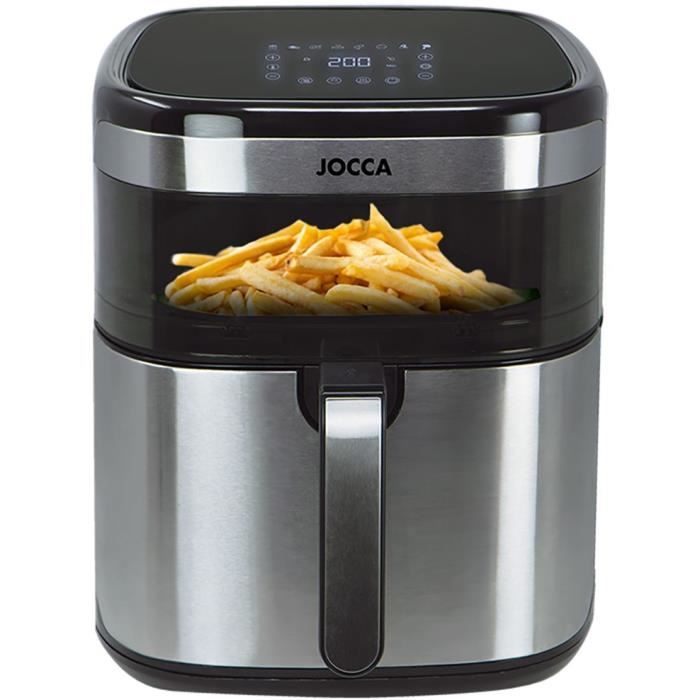 Friggitrice Ad Aria Calda - Jocca - 2385 - 10l - Con Finestra - 30,5x43,5x36,4 cm