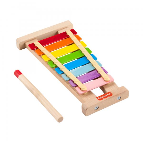 Xilofono In Legno FisheR-Price, Strumento Musicale Con 2 Pezzi Hxv13