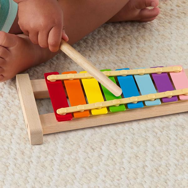 Xilofono In Legno FisheR-Price, Strumento Musicale Con 2 Pezzi Hxv13 - Image 3