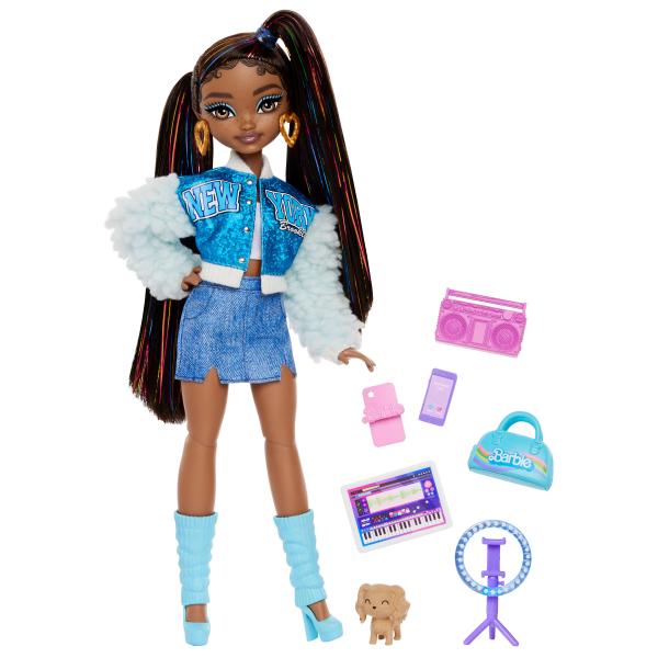 Barbie Dream Team “brooklyn” - Bambola E 8 Accessori - Barbie - Hyc22