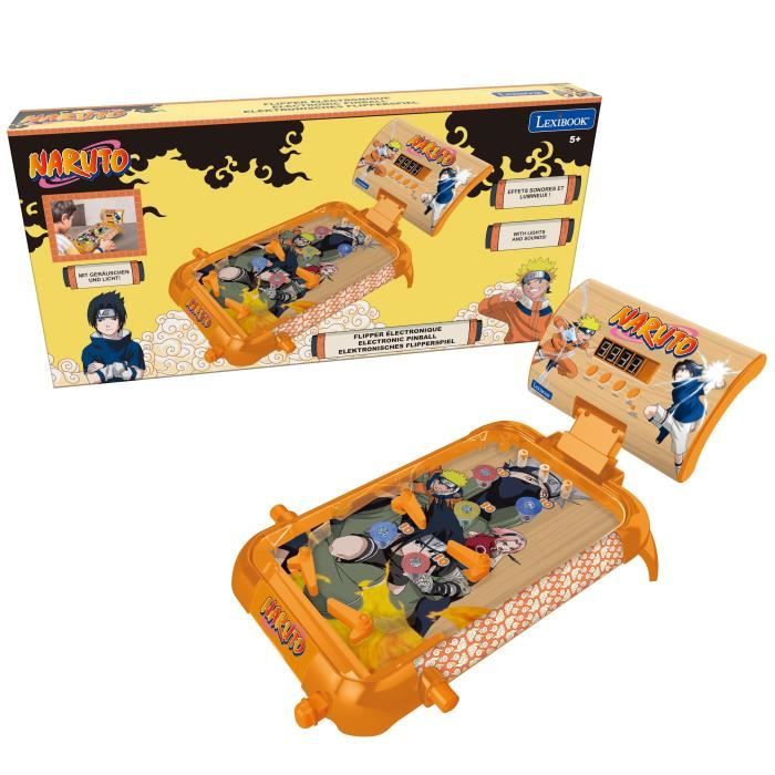 Flipper Da Tavolo Elettronico Naruto Con Suoni, Luci E Visualizzazione Del Punteggio Sullo Schermo