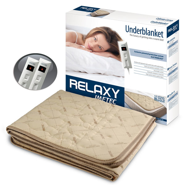 Coprimaterasso Riscaldato - Imetec - Scaldaletto Per Letto Matrimoniale 150 X 137 Cm - 2 Comandi Con 2 Temperature - Lavabile