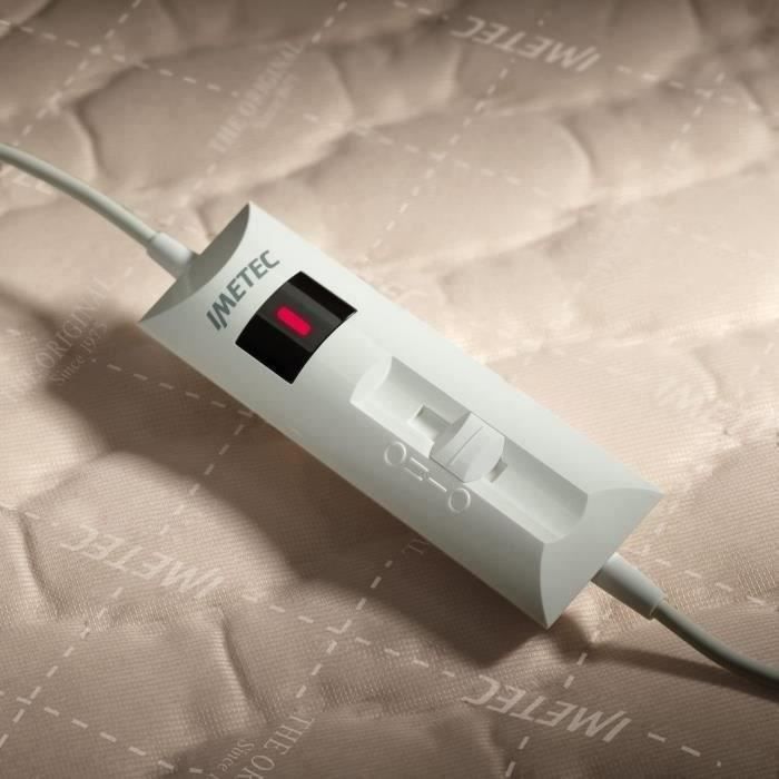 Coprimaterasso Riscaldato - Imetec - Scaldaletto Per Letto Matrimoniale 150 X 137 Cm - 2 Comandi Con 2 Temperature - Lavabile - Image 4